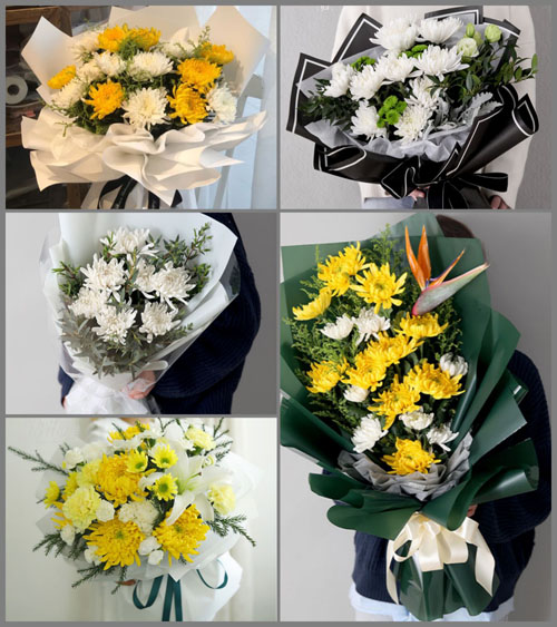 贵州六盘水盘县淤泥彝族乡麻朗垤村白事花束代送